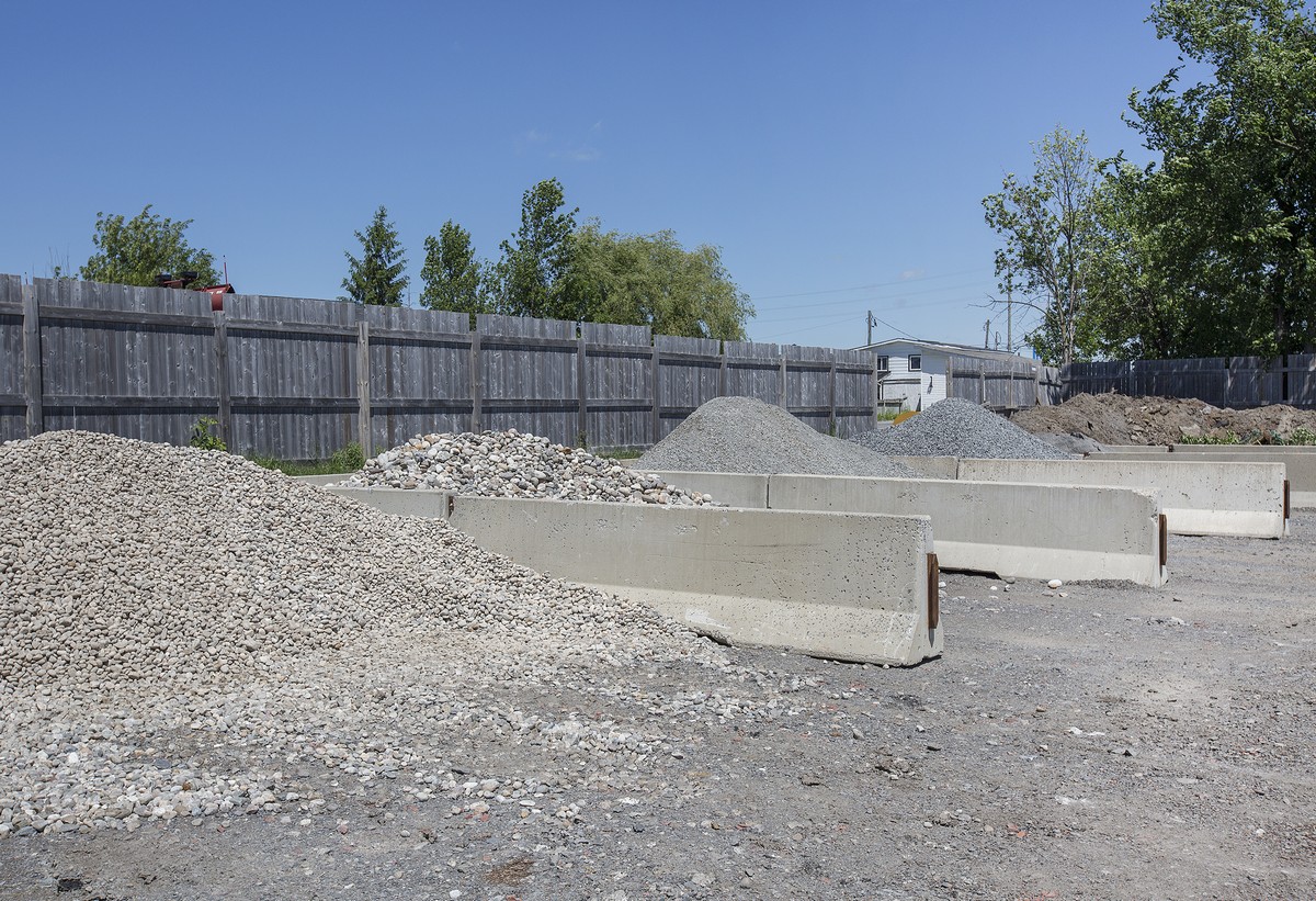 aggregates in bulk piles